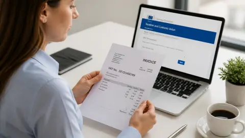 Facture avec TVA intracommunautaire : mentions obligatoires et déclaration